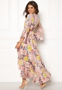 Floral Frilly Maxi Dress
