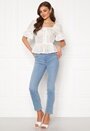 Puff Sleeve Broderie Blouse