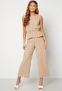 Lola pleated cropped trousers
