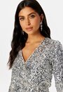 Jagger Sequin Ruched Mini Dress