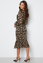 Floral Fishtail Midi Dress