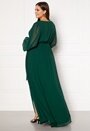 Long Sleeve Chiffon Maxi Curve Dress