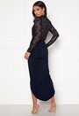 Lace Bodice Rouch Dress