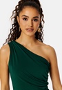 One Shoulder Rouch Dress