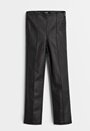 Coated suit trousers