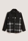 Part checked jacket