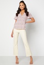 Belle MW Coated Flared Pants