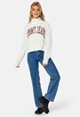 Crop College Cable Sweater