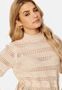 Be 3/4 Pointelle Knit Top