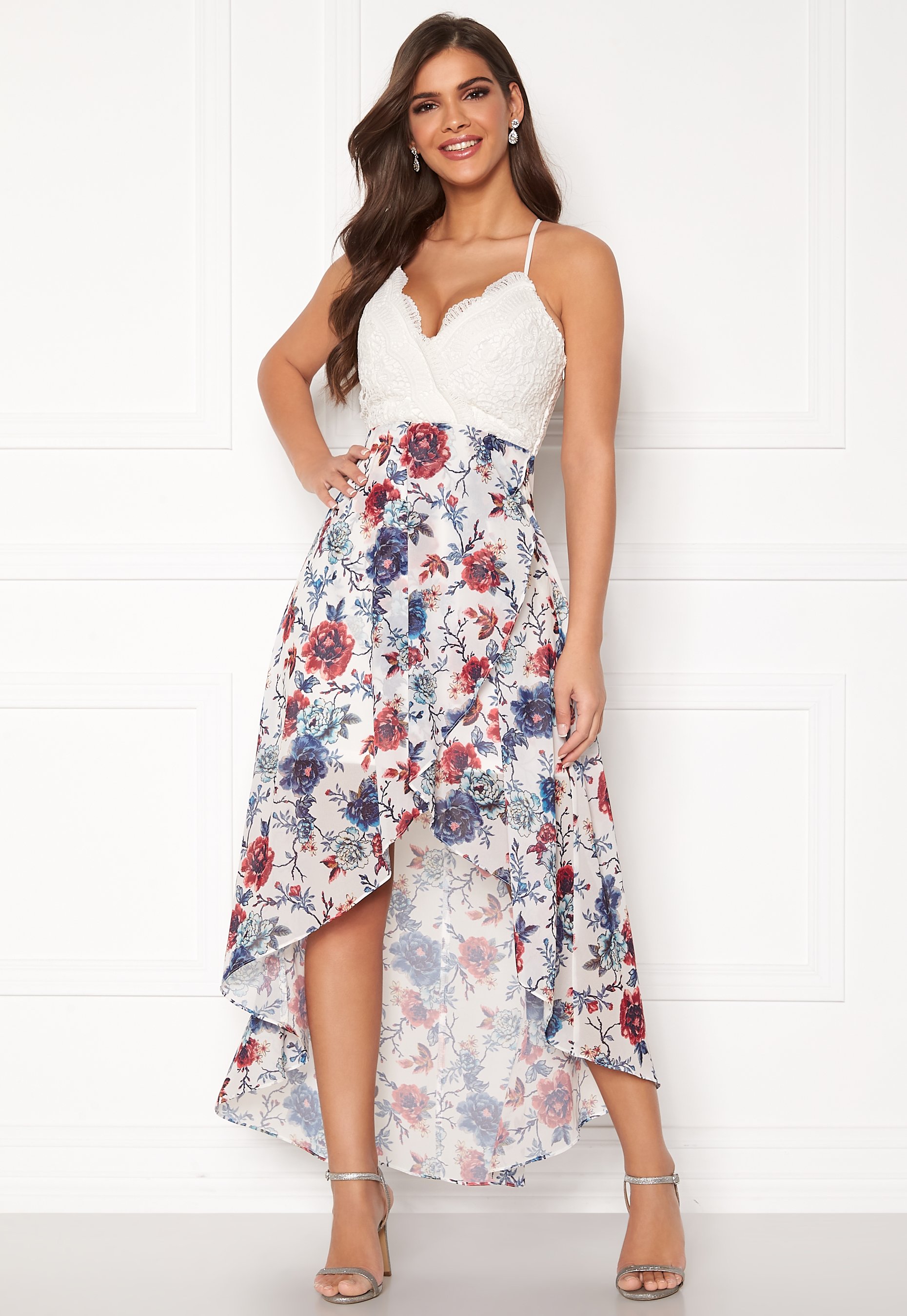 floral high low